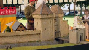 Maquette château médiéval de Bayeux au 1/72.